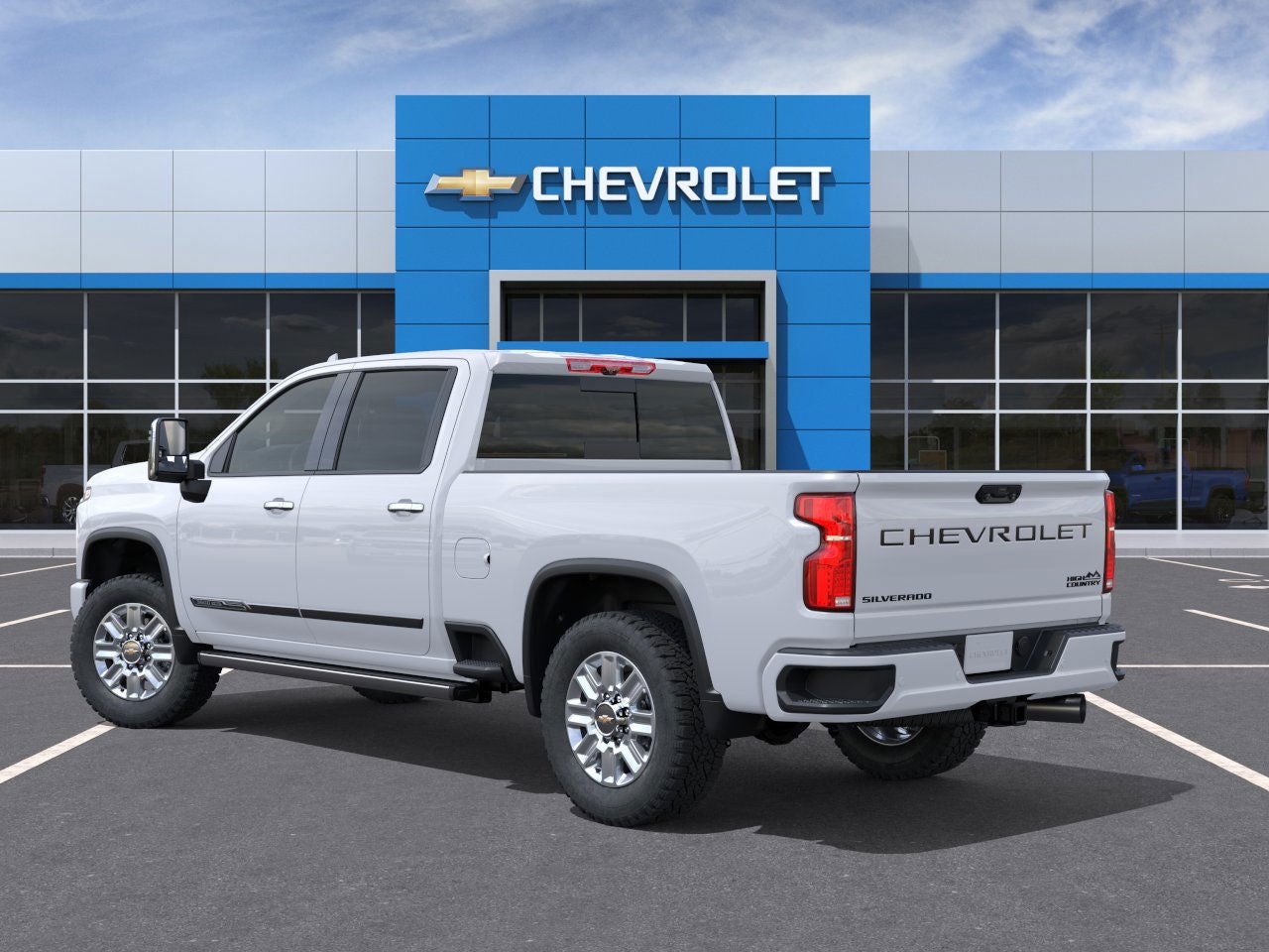 2026 Chevrolet Silverado 2500 HD — rear three-quarter view