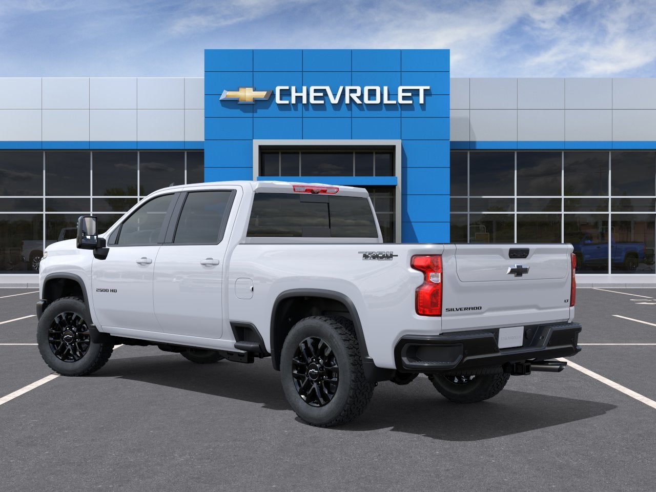 2026 Chevrolet Silverado 2500 HD — rear three-quarter view