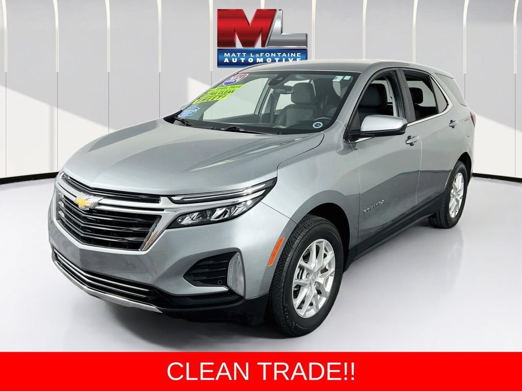 2024 Chevrolet Equinox LT in Sterling Gray Metallic — front three-quarter view